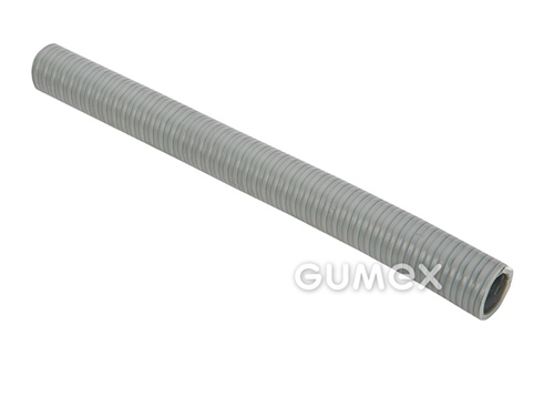 Chránička na kabelové rozvody plastová NORPLAST PVC 131, 10/14mm, IP68, PVC s PVC spirálou, -20°C/+70°C, šedá